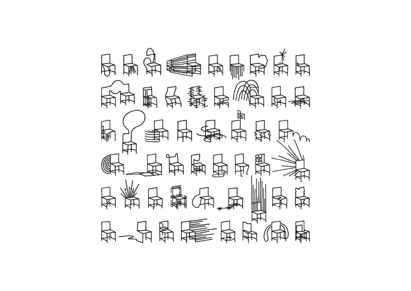 50 manga chairs - nendo
